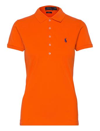 30/1 Stretch Mesh-Ssl-Knt Orange Polo Ralph Lauren