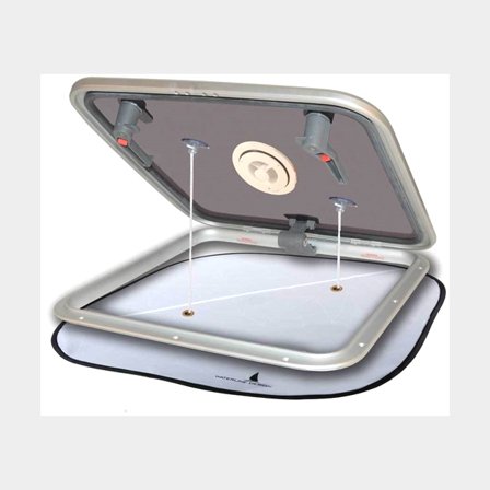 Cortina para escotilha de convés com ventilação, universal, serve para escotilhas até 520 x 520 mm