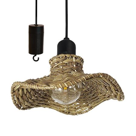 Hengende Pendellampe i Landlig Stil for Utendørs Innendørs Kjøkkenøy Dekorasjon