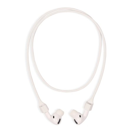 Silicone Earphone Strap White