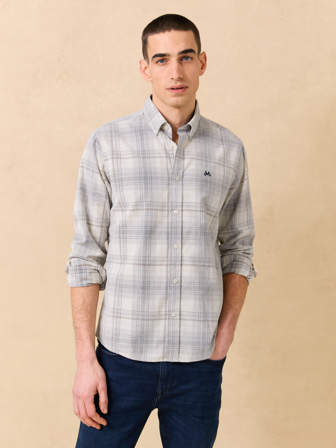 Jean Paul - Allan skjorte - Regular fit - Herre - Grå - Skjorter - S