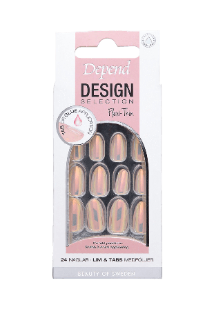 Depend Design Selection Unicorn Chrome Oval Lösnaglar & dekoration Unisex ONESIZE