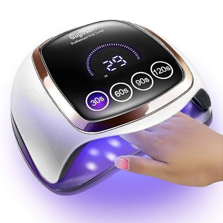 Led Nail Lamp 168w Nail Curing Lamp, Led Nail Dryer For Gel Polishing With Auto Sensor/4 Timer Settings
