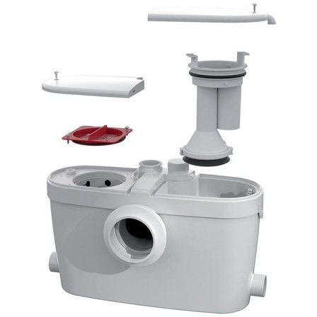 Saniflo SaniAccess 3 Afløbspumpe til toilet, håndvask, bruser og bidet, Indendørs afløb