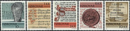 Færøerne AFA 59-63 - komplet