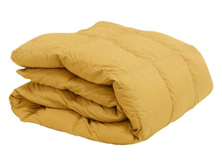 Norsk Dun Out&About Dunpledd Gul 130x170cm