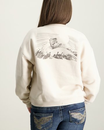 Sofie Schnoor ElinSY Sweatshirt Cremefarvet Trøjer Pige - Kids Brand Store