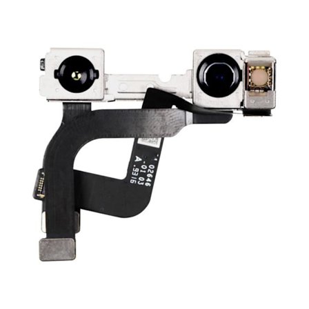 Frontkamera - Apple iPhone 13 - Främre Ersättningslins - Svart - Vikt 15g