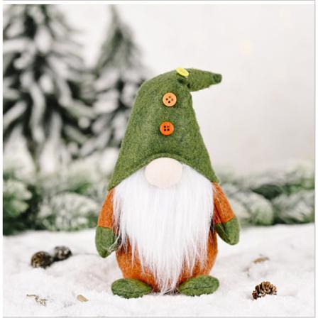 Christmas Gnome Plysch Doll Handgjord Santa Juldekoration