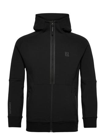 Code Tech Zip Hood Hoodie Svart Superdry Sport