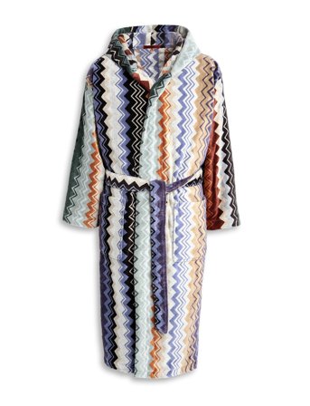 Missoni Home Giacomo Bathrobe Hooded - Multi/patterned - S