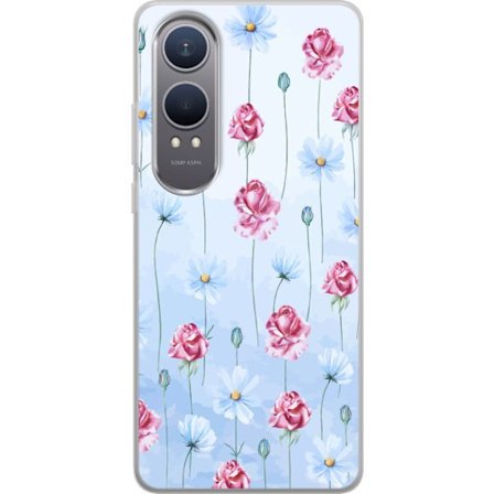 Kompatibelt Mobildeksel til OnePlus Nord CE4 Lite Petal Reverie Sky Blue