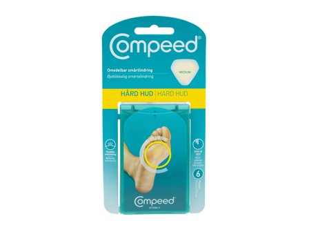 Compeed Plaster Hard Hud Medium, 6 stk.