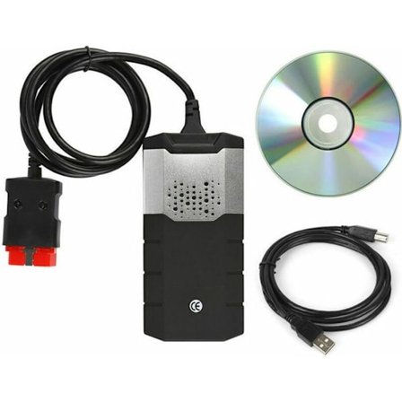 Vci Vd Ds150E Cdp Pro For Delphis 2016.R0 Med Bluetooth Ds Og Keygen Obd2 Diagnoseverktøy Aktivator Skanner Svart