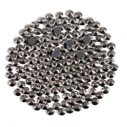 6000 st Hematit Hotfix Strassstenar, SS10, 2,7-2,9 mm för Hantverk & Kläder