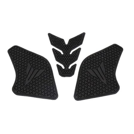 Motorcykel Kompatibel med Yamaha MT-07 MT07 2021 Tankpad Anti-Slip Tank Pad Beskyttelsesklistermærker SIDE TANK PADS Traction Pad-WELLNGS
