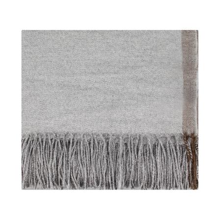 Brunello Cucinelli Halstørklæde Mscgs56_Cfc67 Grå, Dame Tørklæder, Størrelse: ONE Size