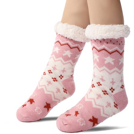 Gulvsokker, Varme vintersokker, Indendørs sokker, Pejsesko, Varme skridsikre hussokker voksne, Skridsikre hjemmesko sokker til, Tykke plys sokker