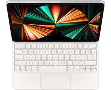 Apple Magic Keyboard for iPad Pro 12.9‐inch (5th generation) - Swedish - White - Fyndvara - Magic Keyboard. Ger en härlig skrivkänsla på iPad.