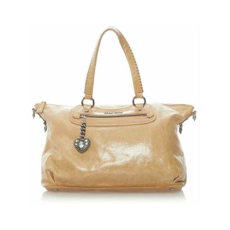 Miu Miu Pre-owned, Pre-owned Shoulder Bags Bruin, Dames, Maat:ONE Size
