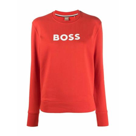 Hugo Boss, Round-neck Knitwear Rood, Dames, Maat:S