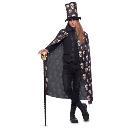 Cape & Hög Hatt Med Döskallar Onesize - Partyninja.se