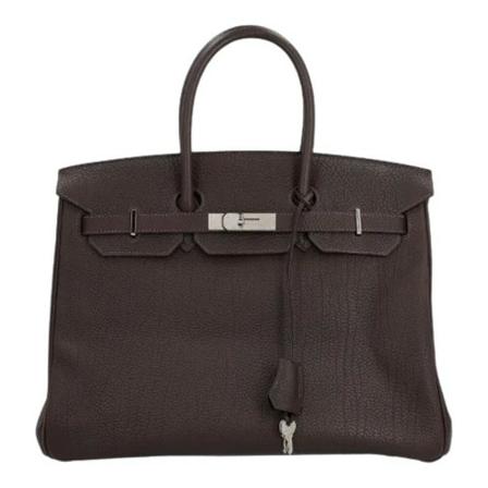 Hermès Vintage Pre-owned Leather handbags Brun, Dame Vintage Tasker, Størrelse: ONE Size