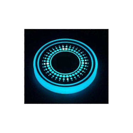 LED Bil Kopholder Lys, Lysende Bilunderlag til Kopholdere 7 Farveskiftende