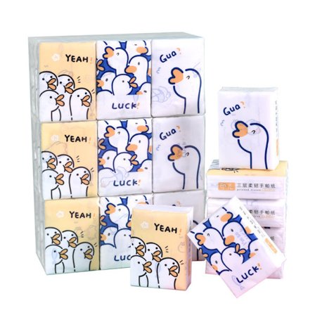 27 paket mini tryckt silkespapper näsdukar papper ca