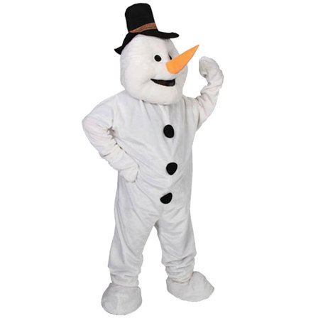 Snømann Maskot Deluxe Kostyme