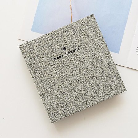 50 lommer stoffdeksel Instax Wide Album 3.5x5 fotoalbum for Fuji Instax Wide 210, Instax Wide 300, 5 tommers bilder