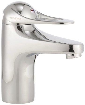 FM Mattsson 8060-2010 Tvättställsblandare ettgrepp, utan lyftventil, Badrum