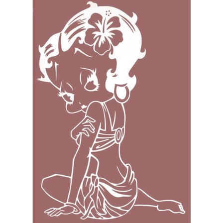 Väggdekor - Betty Boop STOR!