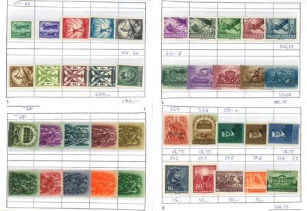 Ungarn - Samling i 1 udvalgshæfte - Postfrisk