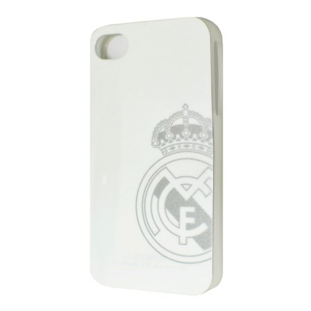 Real Madrid iPhone 4/4S Skal Hårt Vitt