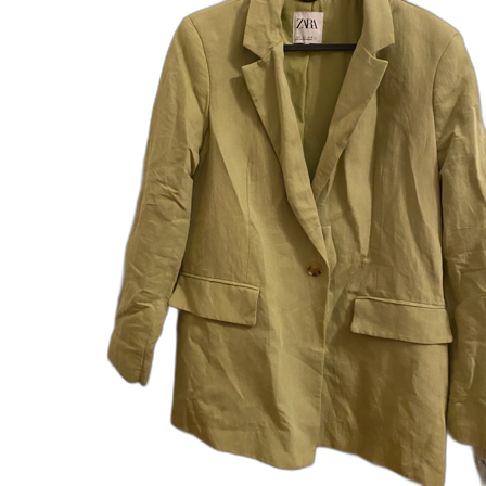 Olivgrön kavaj från zara