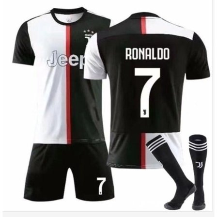 Juventus Hjemmedrakt nr. 7 Ronaldo Jersey Kit For Kids Youth Herr-WELLNESS