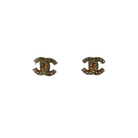 Chanel Vintage Pre-owned Metal chanel-smykker Gul, Dame Vintage Smykker, Størrelse: ONE Size
