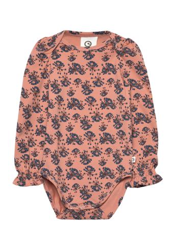 Adorable Body Bodies Long-sleeved Monivärinen/Kuvioitu Müsli By Green Cotton