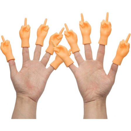 Legetøjs Mellem Lille Finger Dukker Mini Finger Hænder Miniature Hånd