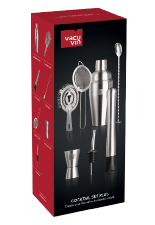 Vacu Vin Cocktail Set Plus Köksredskap Silver 10,5x9,5x26,2cm 550ml