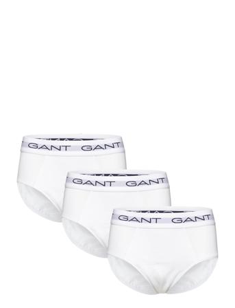 Brief 3-Pack Night & Underwear Underwear Underpants White GANT