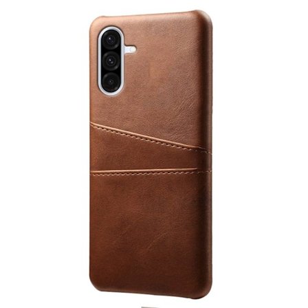 Dual Card Samsung Galaxy A36 cover - Brun