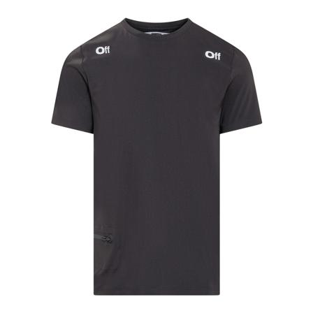 Off White T-Shirts , Zwart , Heren , Maat: S