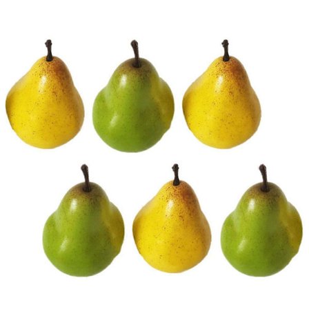 Falske Pære Modeller til Dekoration 12 stk. Livagtig Simulation Kunstig Frugt[HK]