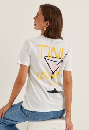 Pieces - Pcgigi Ss Printed T-shirt