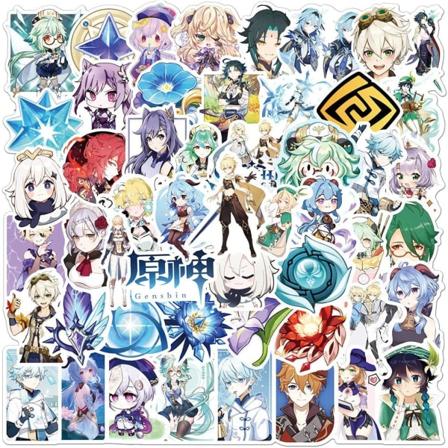 50 Kamisama Love -animetarraa kannettavaan tietokoneeseen, puskuriin, skeittilautaan, vesipulloihin, tietokoneeseen, puhelimeen Genshin Impact