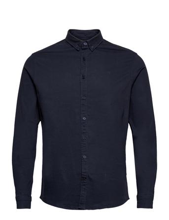 Johan Twill Shirt Skjorte Casual Blå Kronstadt