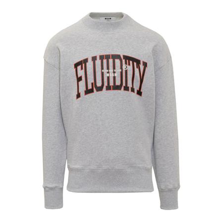 Msgm Sweatshirts Grå, Herre, Størrelse: L