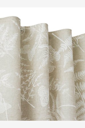Svanefors - Gardin 2-pack Fern - Beige - Veckbandslängder - No size - Från Homeroom
